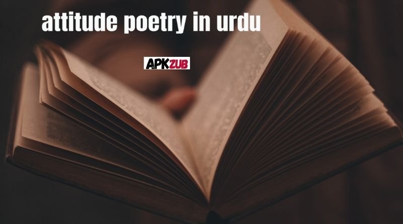 Attitude Poetry in Urdu